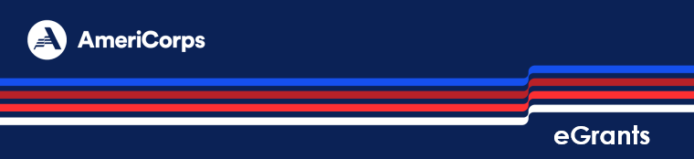 Americorps and eGrants logo